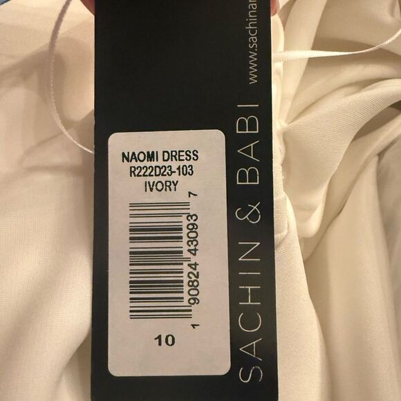 NWT Sachin + Babi Naomi Halter Sheath Midi
Dress in Ivory Coast-B7 - Picture 4 of 4